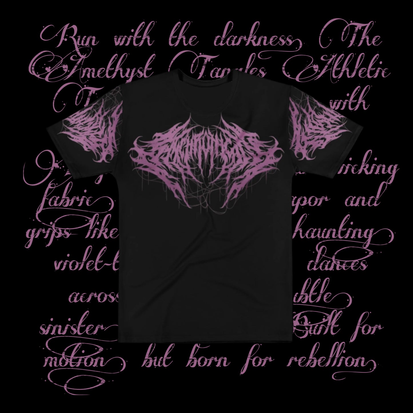 Amethyst Tangles Gothic Tee