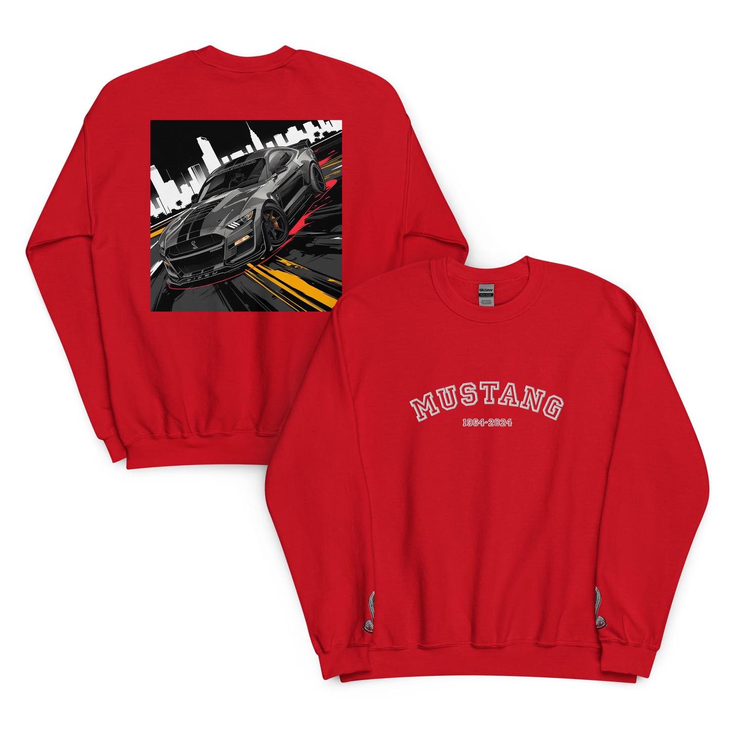 Ford Mustang Shelby GT500 Embroidery Sweatshirt