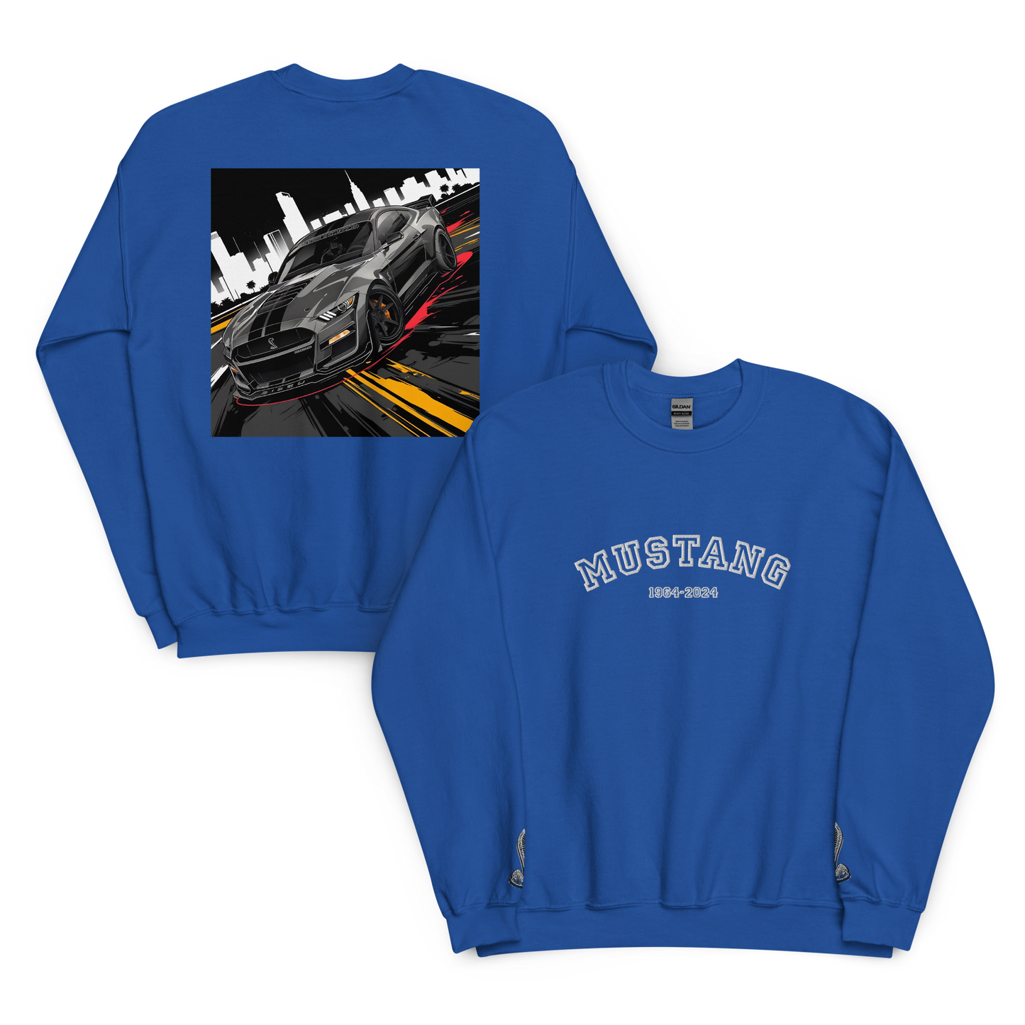 Ford Mustang Shelby GT500 Embroidery Sweatshirt